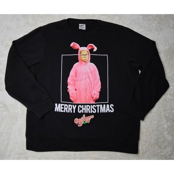 A Christmas Story Sweaters A Christmas Story Sweater Adult Xl Black